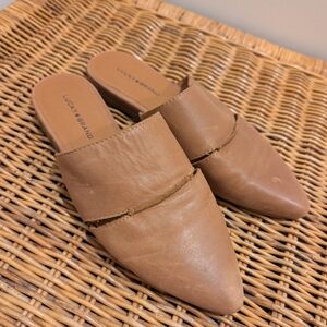 Lucky Brand Women's Tan Mules